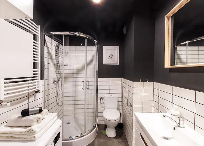 Apartment Black Apartment- Modern In The Center! Breslau